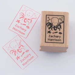 Named Rubber Stamp - Ocean Life