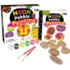 Neon Pebble Painting