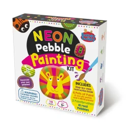 Neon Pebble Painting