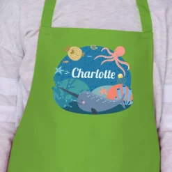 Ocean Life Personalised Apron - Age 7-10
