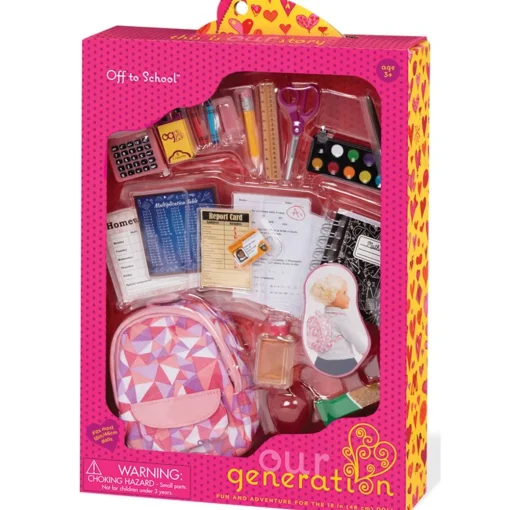 Off to School - Doll's Accessories
