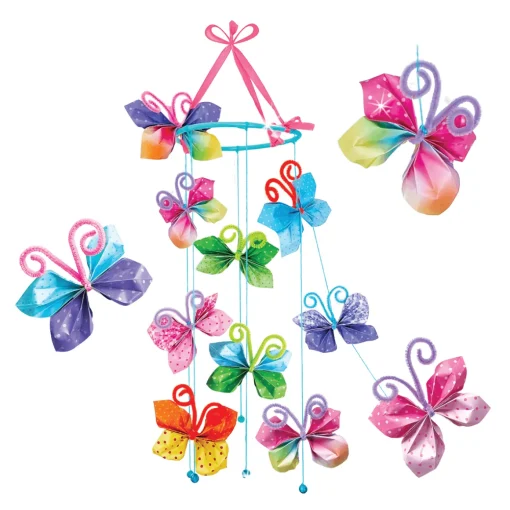 Origami Butterflies Mobile