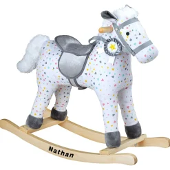 Patterned Rocking Horse