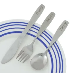 Personalised 3 Piece Cutlery Set