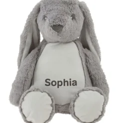 Personalised Bunny Soft Toy (Grey)