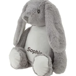 Personalised Bunny Soft Toy (Grey)