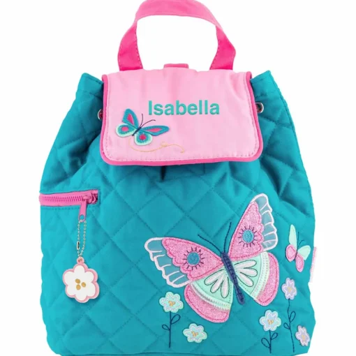 Personalised Butterfly Quilted Backpack