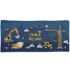 Personalised Canvas Pencil Case - Construction Site