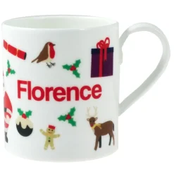 Personalised China Mug - Christmas