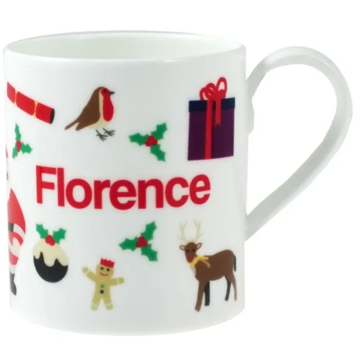 Personalised China Mug - Christmas