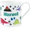Personalised China Mug - Dinosaurs & Volcanoes