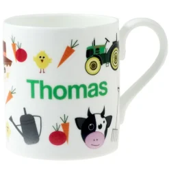Personalised China Mug - Farmyard