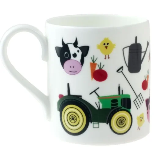 Personalised China Mug - Farmyard