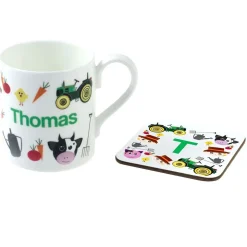 Personalised China Mug - Farmyard