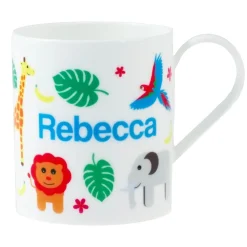 Personalised China Mug - Jungle Animals