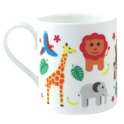Personalised China Mug - Jungle Animals