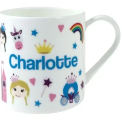 Personalised China Mug - Princess & Castle