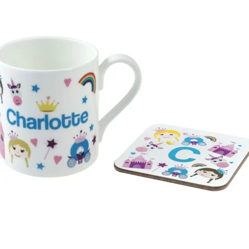 Personalised China Mug - Princess & Castle