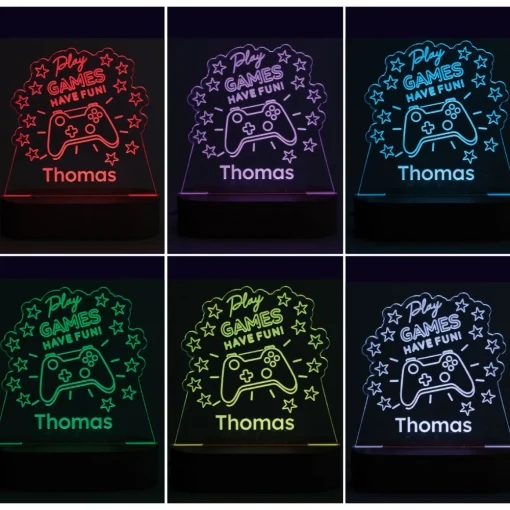 Personalised Gaming LED Light