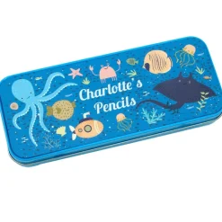 Personalised Pencil Tin - Ocean Life