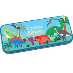 Personalised Pencil Tin - Dinosaurs