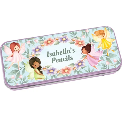 Personalised Pencil Tin - Fairies