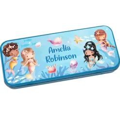 Personalised Pencil Tin - Mermaids