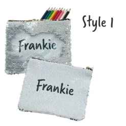 Personalised Sequin Pencil Case/Accessory Bag