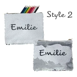 Personalised Sequin Pencil Case/Accessory Bag