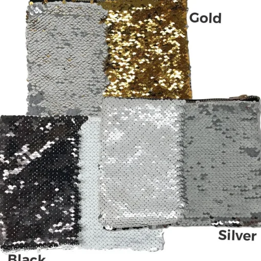 Personalised Sequin Pencil Case/Accessory Bag