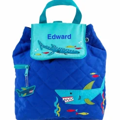 Personalised Shark Quilted Backpack