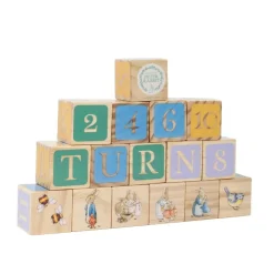 Peter Rabbit Wooden Alphabet Blocks