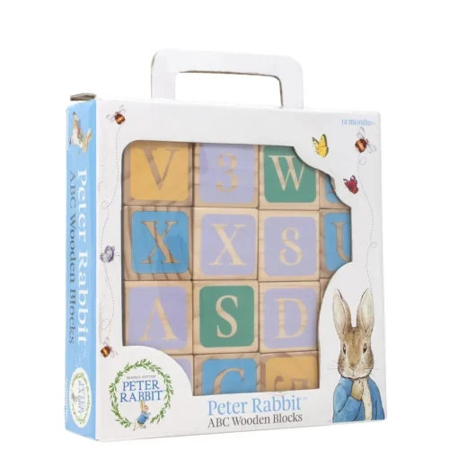 Peter Rabbit Wooden Alphabet Blocks