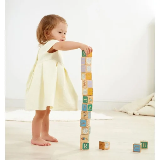 Peter Rabbit Wooden Alphabet Blocks