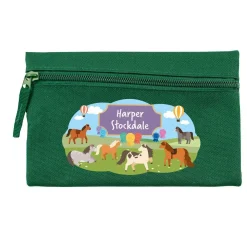 Ponies Personalised Pencil Case