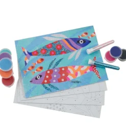 Rainbow Fish Sand Art