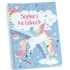 Rainbow Unicorn Personalised Notebook