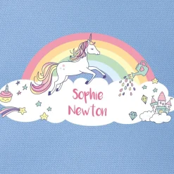 Rainbow Unicorn Personalised Pencil Case