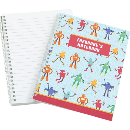 Robots Personalised Notebook