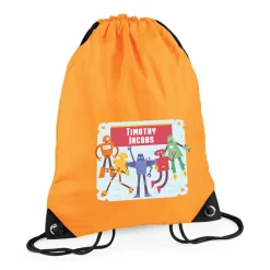 Robots Personalised Swim Bag