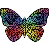 Scratch Art Butterflies