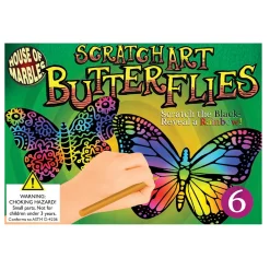 Scratch Art Butterflies