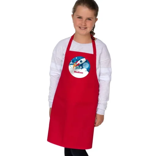 Space Adventure Personalised Apron - Age 7-10