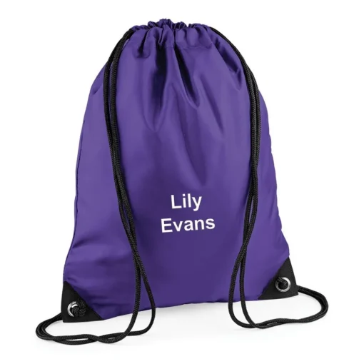 Swimming or PE Bag - Embroidered