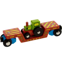 Tractor Low Loader Carriage (Bigjigs Rail BJT413)