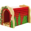 Train Red Brick Tunnel