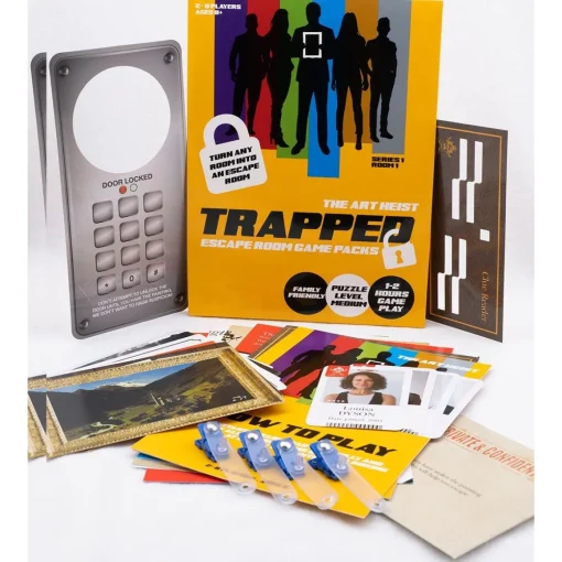 Trapped Escape Room Game Art Heist