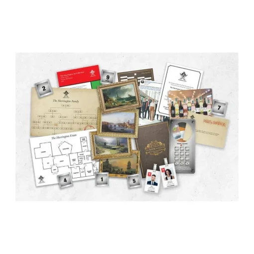 Trapped Escape Room Game Art Heist