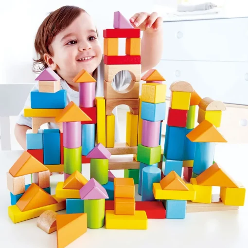 Wonderful Beech Blocks - 101 pieces
