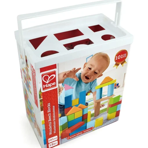 Wonderful Beech Blocks - 101 pieces